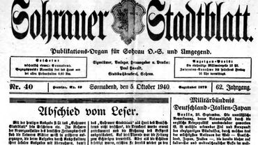 Historia inaczej: 1940 rok. Ostatni numer Sohrauer Stadtblatt