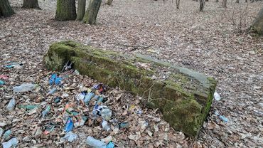 Żory: młodzież pozostawiła po sobie śmieci i opakowania po lekach w baranowickim lesie