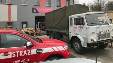 Wyruszył pierwszy transport pomocy z Żor dla Ukrainy