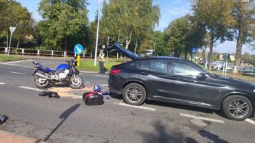 Kolejny groźny wypadek w Żorach! Motocyklista trafił do szpitala