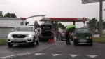 Protest na stacji paliw w Żorach. Kierowcy zablokowali wjazd