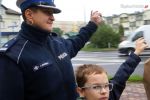Policjanci i młodzież z Żor sprzeciwili się śmiertelnym wypadkom na drogach, KMP w Żorach