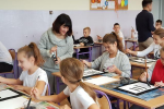 Nauczyciele z Japonii uczyli młodych żorzan, ZS-P nr 9 w Żorach