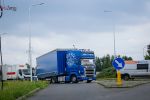 Zablokowana droga, duże korki i spore utrudnienia! W Żorach protestują przewoźnicy [FOTO], 