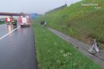Groźny wypadek na autostradzie A1. Dwie osoby w szpitalu, Policja