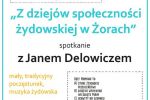 Jutro spotkanie z J. Delowiczem w bibliotece, MBP w Żorach