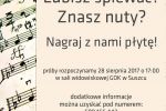 GOK w Suszcu zachęca: „Nagraj z nami płytę!”, mat. prasowe