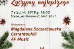 Carrantuohill zagra na koncercie kolędowo-noworocznym w Żorach, MOK w Żorach