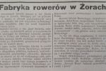 Pasjonująca historia Żorskiej Fabryki Rowerów. Oto co udało się ustalić dzięki Waszej pomocy!, 