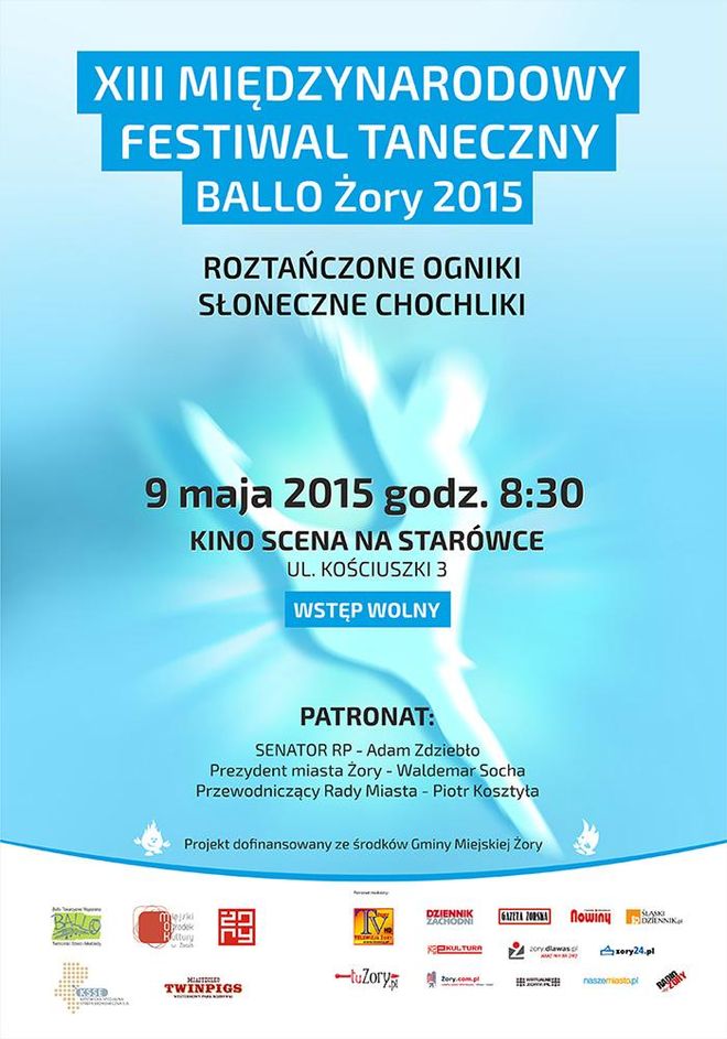 Międzynarodowy Festiwal Taneczny Ballo – Żory 2015 , Materiały prasowe