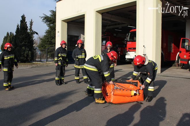 Strażacy przetestowali nowy sprzęt, mk