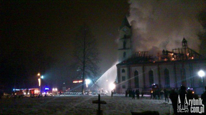 W Orzeszu-Jaśkowicach płonął kościół, Łukasz Dycha