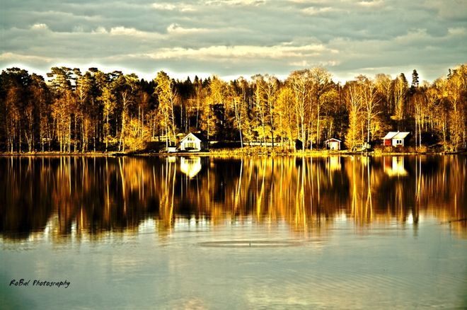 Zdjęcia żorzan z wakacji: szwedzkie wakacje nad jeziorem