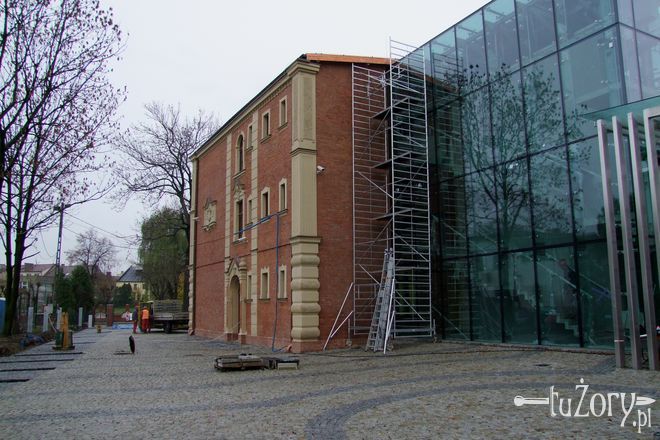 Nowa siedziba Muzeum Miejskiego i KSSE jeszcze w budowie