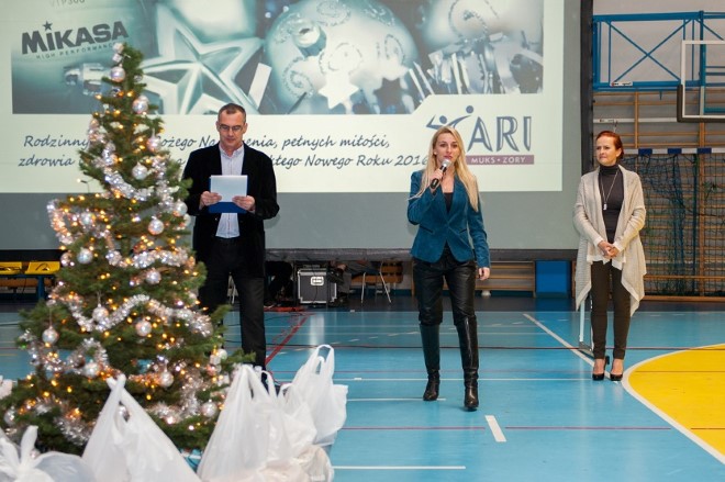 16 grudnia w żorskiej hali odbyło się spotkanie wigilijne społeczności klubu ''Sari Żory''