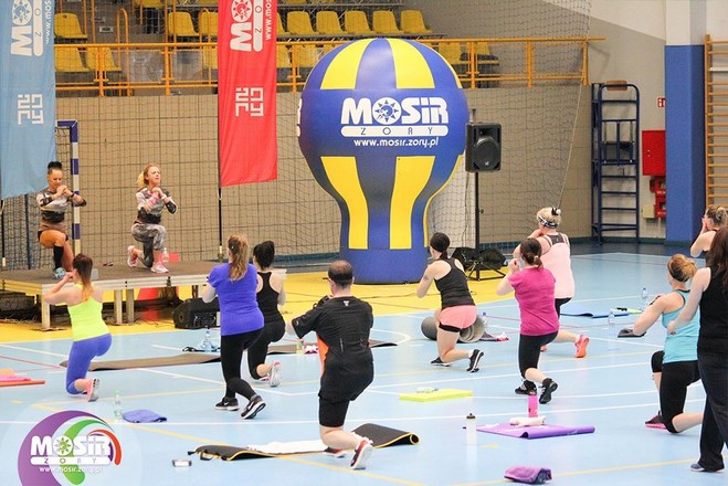 Majówka 2016: zajęcia fitness w hali żorskiego MOSiR-u