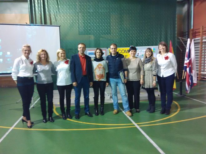 SP17: wizyta nauczycieli z Hiszpanii w żorskiej szkole, Materiały prasowe