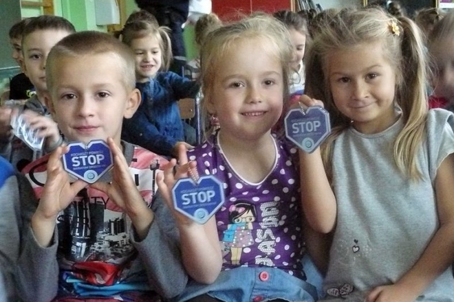 Dzieci z Zespołu Szkolno-Przedszkolnego nr 9 w Żorach włączyły się do ogólnopolskiej kampanii