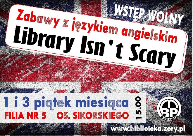Library Isn\'t Scary, czyli zabawy z językiem angielskim w bibliotece, materiały prasowe