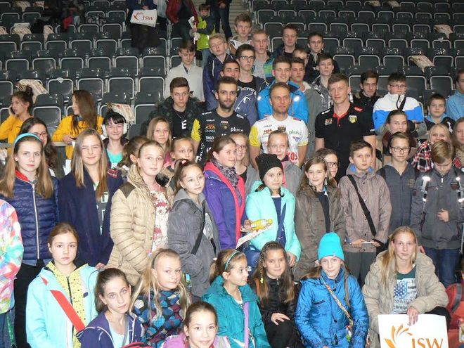 SP3: uczniowie kibicowali na meczu Plus Ligi w Jastrzębiu-Zdroju, Materiały prasowe