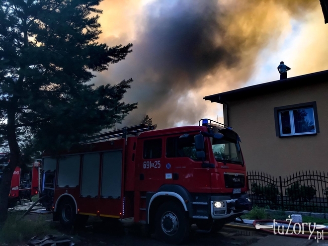 Kłęby dymu nad Żorami. Kilkudziesięciu strażaków walczyło z pożarem pustostanu przy Wspólnej [wideo], Czytelnik