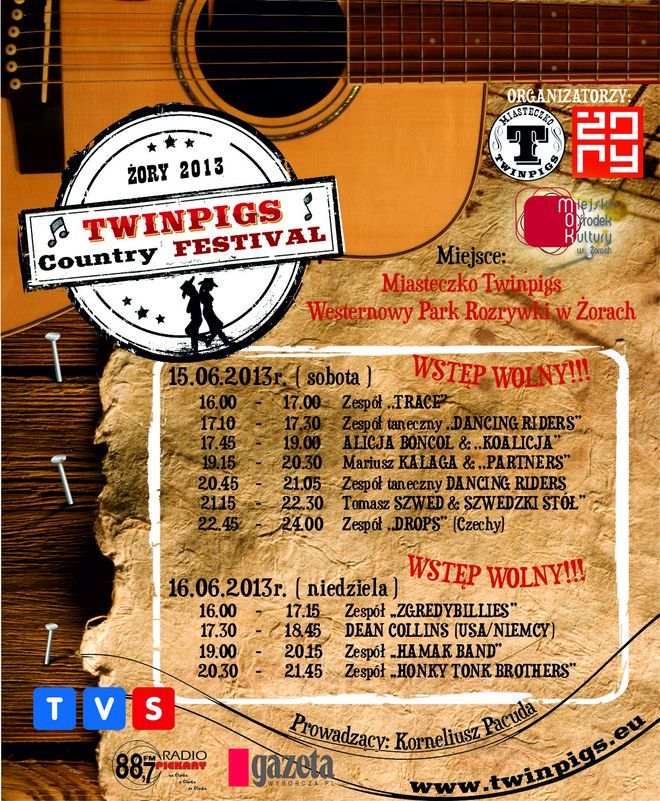 Już za chwilę startuje Twinpigs Country Festival: święto muzyki country za darmo!, Materiały prasowe