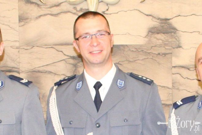St. asp. Leszek Kasoń uratował bitego 25-latka. To policjant z rycerskim kodeksem, KMP Żory