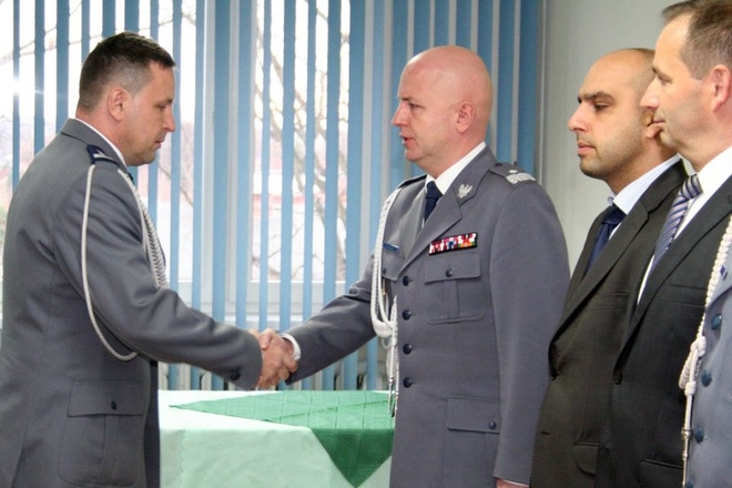 Komendant Łukasz Krebs pożegnał się z żorską policją. Jednostką kierował od maja, KMP Żory