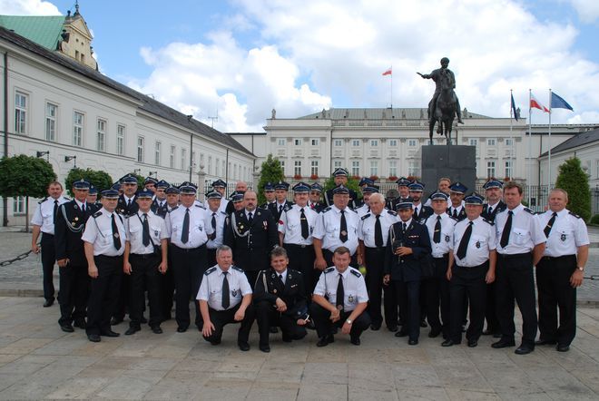 Żorscy strażacy z wizytą w Sejmie, materiały prasowe