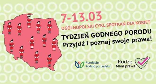 Tydzień Godnego Porodu w Żorach. Przygotowano spotkanie w ramach kampanii „Rodzę – Mam prawa”, mat. prasowe